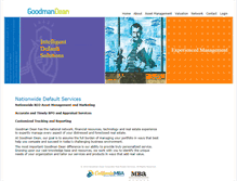 Tablet Screenshot of goodmandean.com